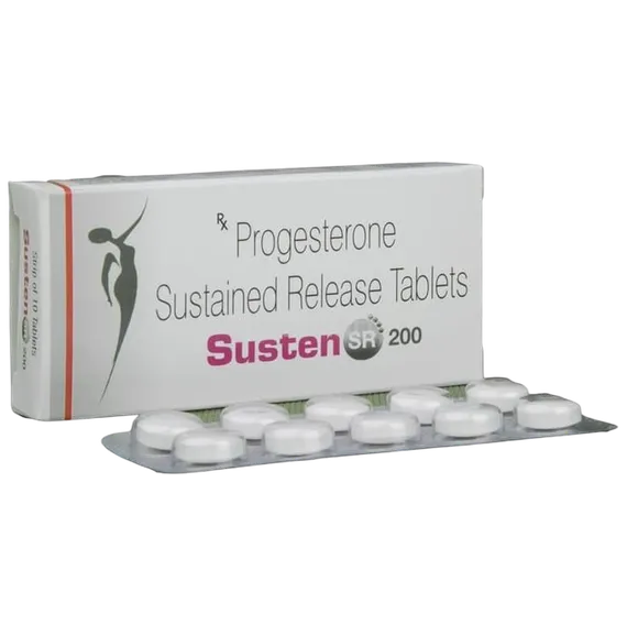 susten sr 200mg tablet 10's